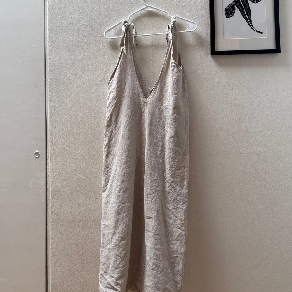 Elizabeth Suzann Linen Midi Dress